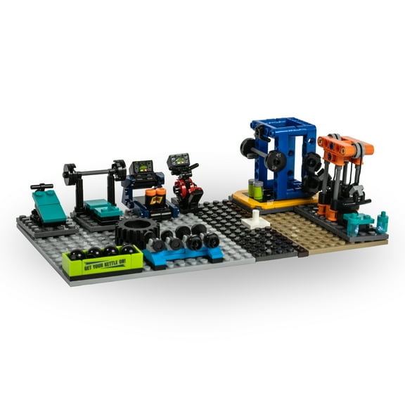 Brick Loot Brick City Gym Brick Building Kit Compatible with Major Brands