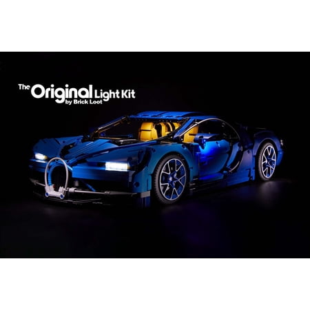 Brick Loot Deluxe LED Lighting Kit for LEGO Bugatti Chiron 42083 1 Count - LEGO Set NOT Included
