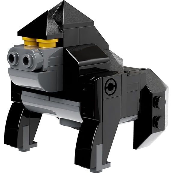 Brick Loot Gorilla Building Kit  Jungle Ape Figure Toy Compatible with Major Brands  Interlocking Brick Animal Set for Kids & Adult Collectors