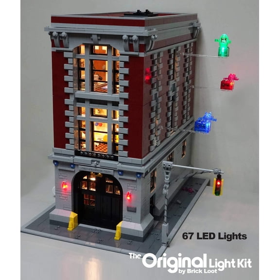 Brick Loot LED Lighting Kit 75827 for LEGO Ghostbusters Firehouse Headquarters - LEGO Set NOT Included