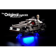 Brick Loot LED Lighting Kit for Your Lego Back to the Future The Delorean time Machine Set 21103