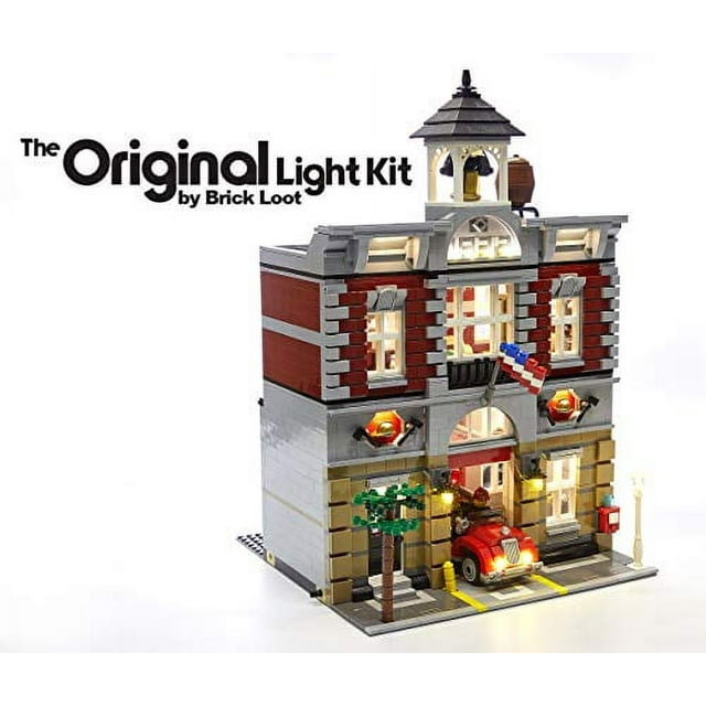 Brick Loot Lighting Kit for Your Lego Fire Brigade Set 10197 (LEGO set not included)