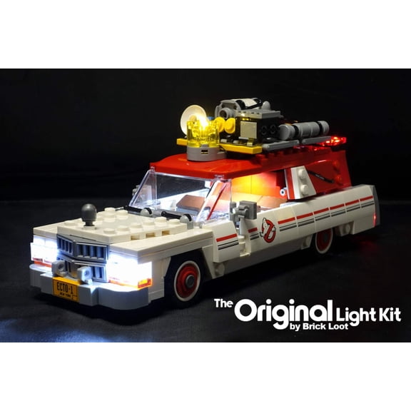 Brick Loot Lighting Kit for LEGO Ghostbusters Ecto-1 & 2 Set 75828 - LEGO Set NOT Included