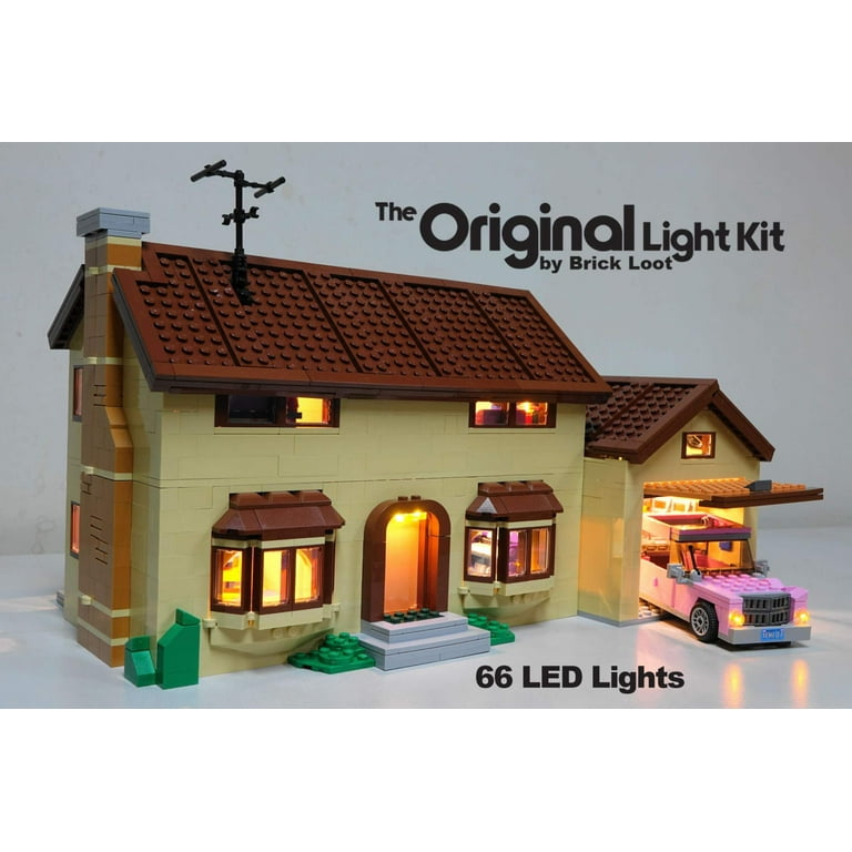 Brick Loot Deluxe Lighting Kit for Lego Simpson's House Set 71006