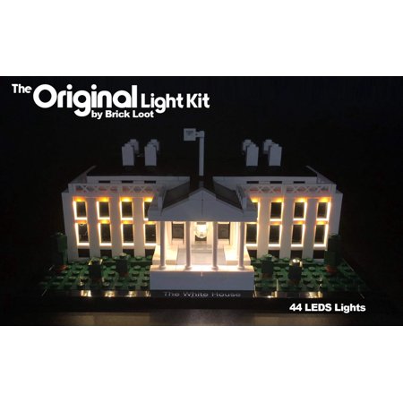 Brick Loot Lighting Kit for Your Lego The White House Kit 21006 - Lego Set NOT Included