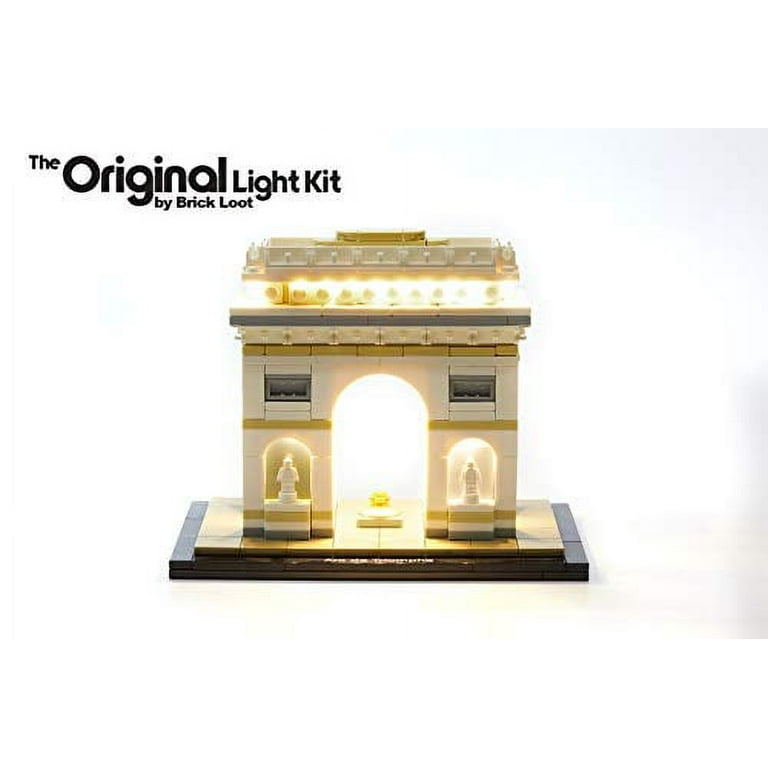 Brick Loot Lighting kit for Your Lego Arc de Triomphe Set 21036 LEGO set not included