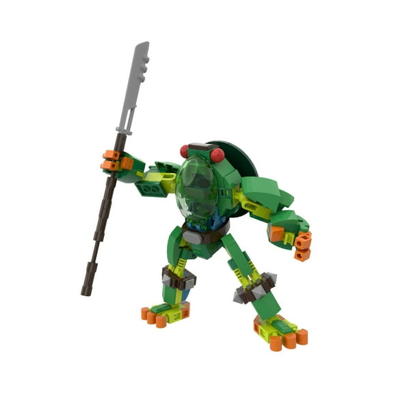 Brick Loot Lily Pad Warrior Frog Mech Building Kit Amphibious Mech Robot Toy Compatible with Major Brands