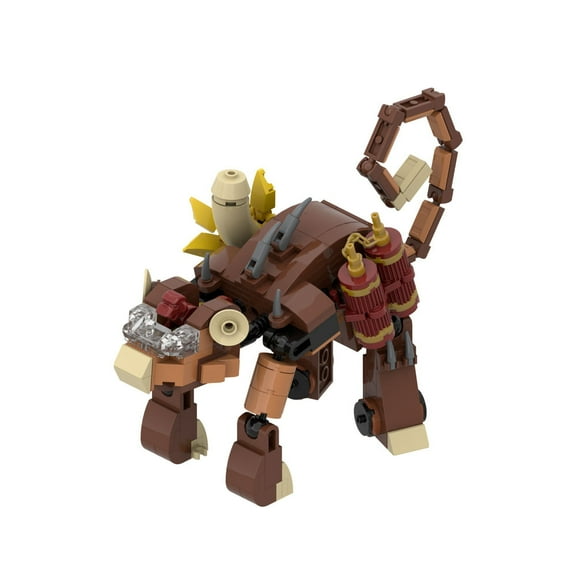 Brick Loot Max's Monkey Crawler Monkey Mech Building Kit  Poseable Primate Robot Toy Compatible with Major Brands