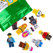 Brick Loot Random LEGO Minifigures Mystery 10-Pack Collectible Unique Characters