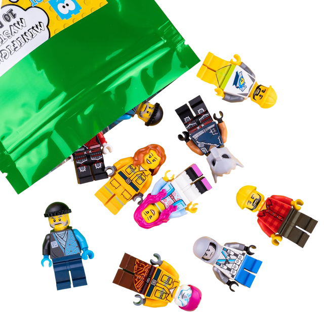 Mini Characters. Random LEGO Minifig 10-Pack | Display figures for collectors stores - Walmart ...
