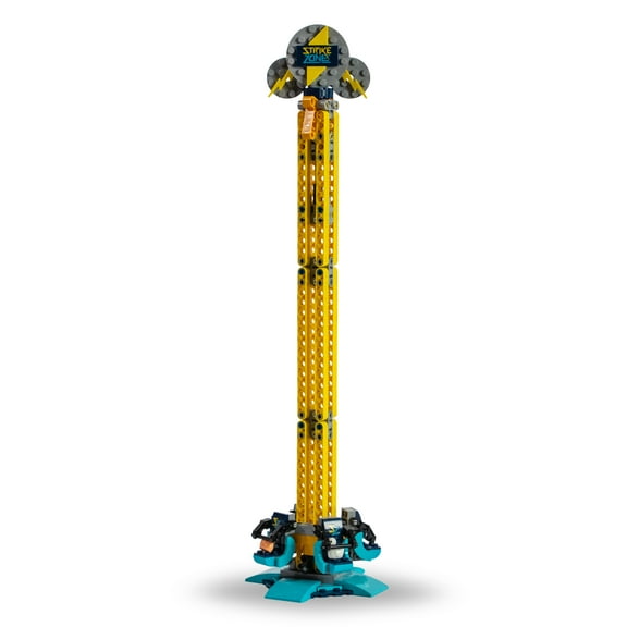 Brick Loot Strike Zone Drop Tower Amusement Park Ride Brick Building Kit