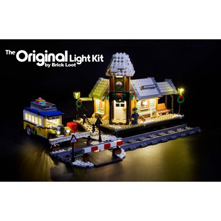 Brick Loot Winter Village Station Lighting Kit for Your Lego Set 10259 - Lego Set NOT Included