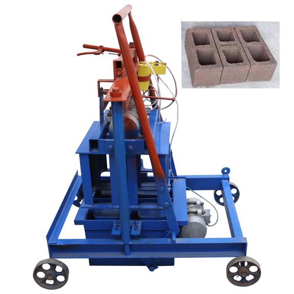Brick Making Machine Hand-propelled Hollow Soil Block Brick Molding Machine 220V