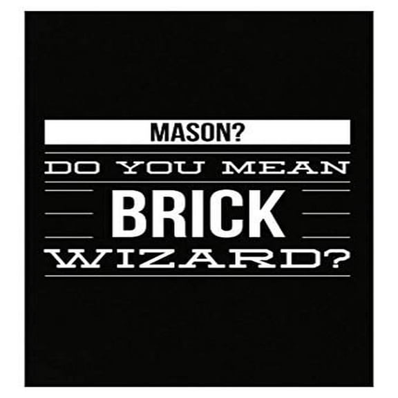 Brick Mason Poster - 13x19 - Humorous Wall Art Gift