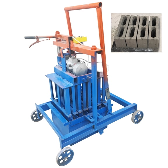 Brick Molding Machine Hollow Soil Block Brick Hand-propelled 220V