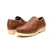 Brick Premium Leather Slip-On Mens Shoe with Ultimate Comfort and Style
