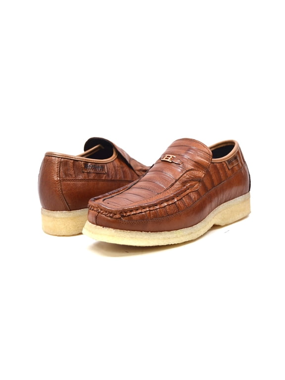 Brick Premium Leather Slip-On Mens Shoe with Ultimate Comfort and Style