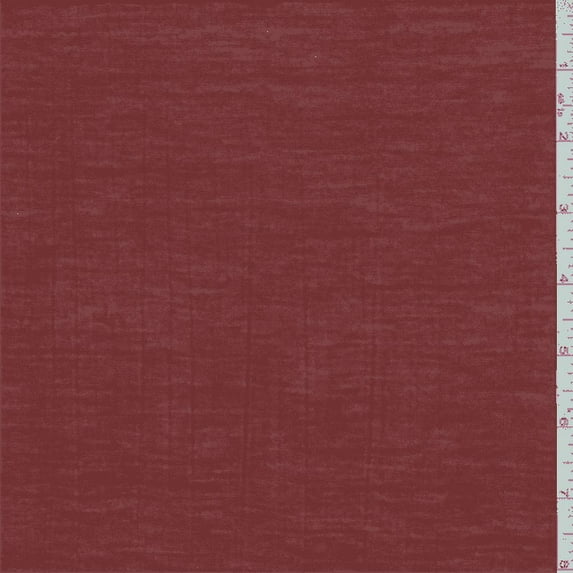 Brick Red Jersey Knit, Fabric By the Yard