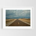 thumbnail image 1 of Brick Road Route 66, Auburn - Auburn Illinois Photography Countryside Rural Landscape Farmhouse Scenic Pastoral White Framed Wall Art Print 12 x 18 inches, 1 of 3