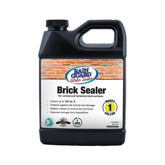 Brick Sealer, Natural Finish, Concentrate Makes 1 Gallon