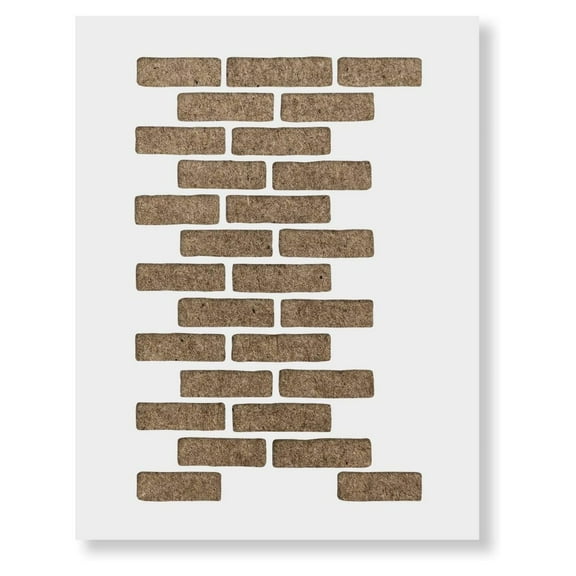 Brick Stencil - Easily Brighten Up Your Home - Stencil for Painting, Brick Stencil, Brick Design, Wall Stencil