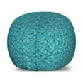 thumbnail image 1 of Brick Storage Toy Bag Chair, Construction Pattern of Monotone Street Wall Setting Design, Stuffed Animal Organizer Washable Bag, Small Size, Dark Teal Dark Seafoam, by Ambesonne, 1 of 3