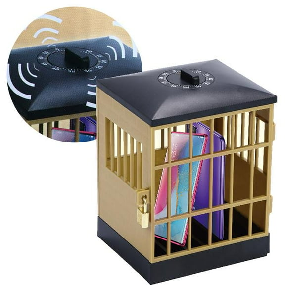 Brick Style Phone Jail Look Up with Timer Function Phone Jail Cage Fun Novelty
