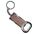 thumbnail image 1 of Brick Wall Bricks Keychain Key Chain Ring Bottle Bottlecap Opener, 1 of 1