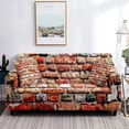 thumbnail image 1 of Brick Wall Pattern Elastic Sofa Cover All-Inclusive Printed Sofa Slipcover for Living Room Home Decor Sofa Cover 1/2/3/4 Seaters, 1 of 4