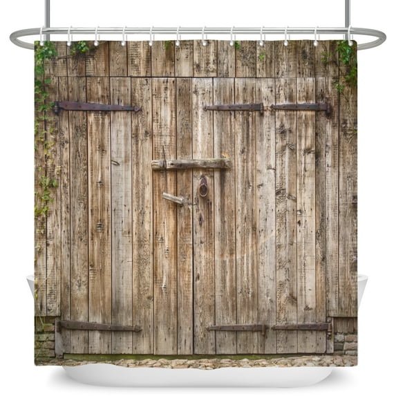 Brick Wall St Pattern Printing Shower Curtains With Old Grunge Brick Wall Aging Rustic Home Bathroom r Curtains