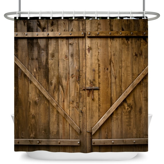 Brick Wall St Pattern Printing Shower Curtains With Old Grunge Brick Wall Aging Rustic Home Bathroom r Curtains