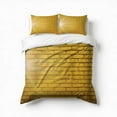 thumbnail image 1 of Brick Wall, Yellow Brick Stone Wall Sunlight Bedding Set 3 Pcs Soft Microfiber Quilt Cover For Bedroom Decor, Comforter Cover With 2 Pillowcase, 1 of 5