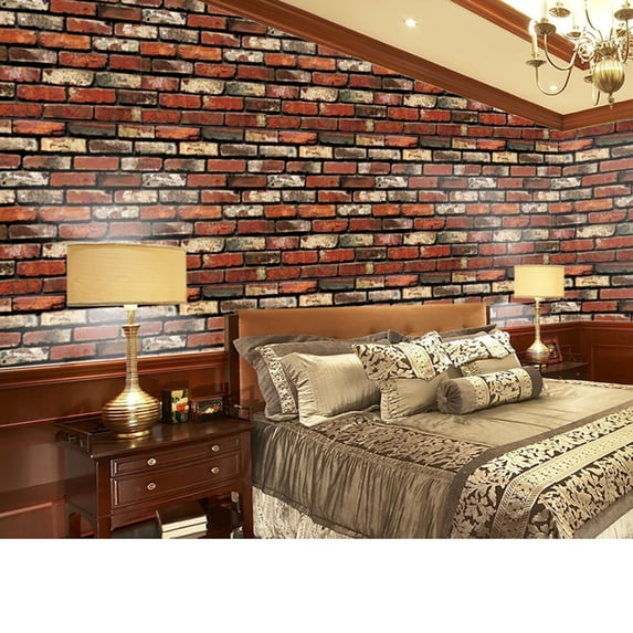 Brick Wallpaper Peel and Stick Self Removable Paper for Interior ...