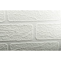 Brick White Paintable Wallpaper