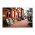 thumbnail image 1 of Brick in Bolton Hill - Baltimore Maryland Photography Architecture Cityscape Street Photography Travel Poster Unframed Wall Art Print 32 x 48 inches, 1 of 7