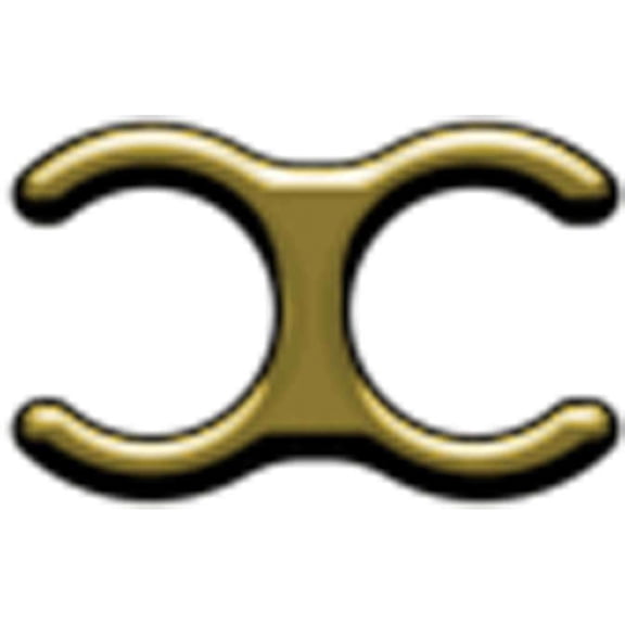 BrickArms Universal Clip (Dark Tan U-Clip) (No Packaging)