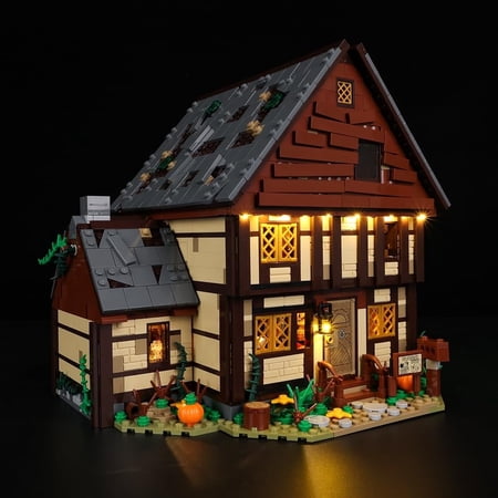 BrickSoul LED Light Kit Designed for Lego The Sanderson Sisters' Cottage 21341 Building Kit - Not Model(Classic Version)