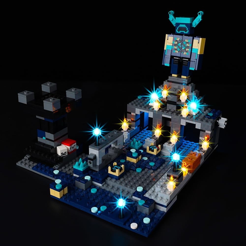 BrickSoul Led Light Kit for Lego 21246 Minecraft The Deep Dark Battle Warden Building Set -No Model (Classic Version)