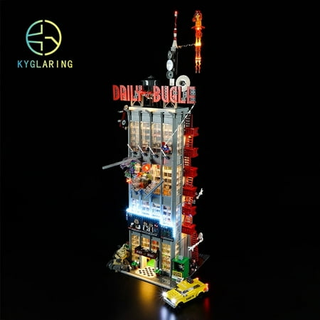 BrickSoul Led Light Set for Daily Bugle Building Blocks Model-Compatible with Lego 76178 -(Not Model)