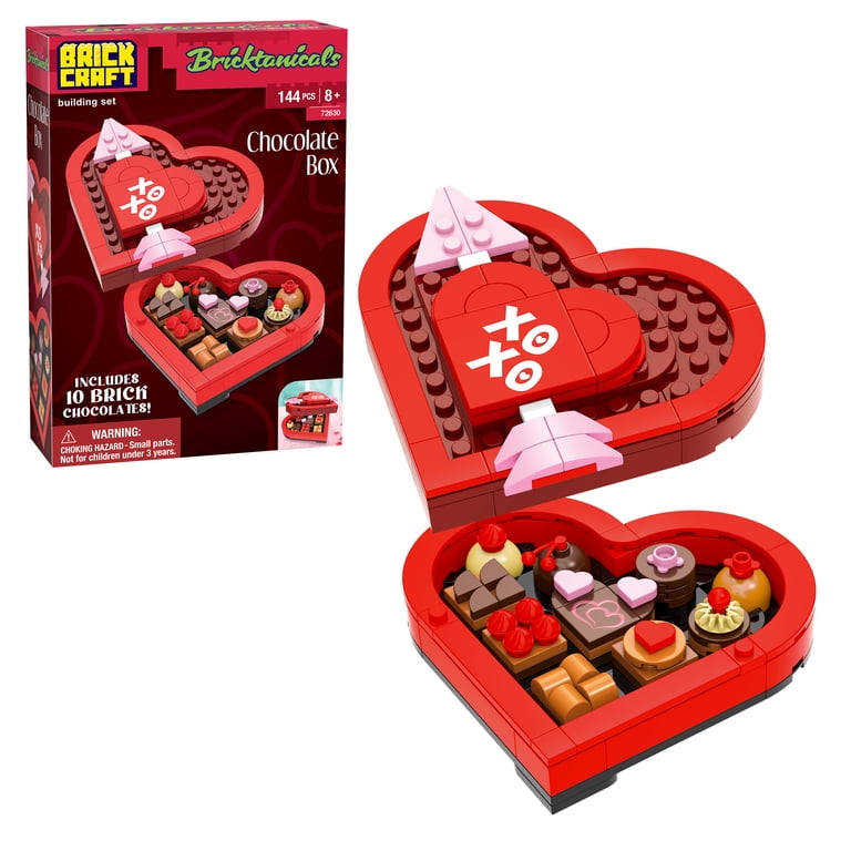 Brickcraft Bricktanicals Chocolate Box Building Kit (144-Piece Set
