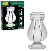 Brickcraft Bricktanicals Vase 3 In 1 Building Kit 70-Piece Set, Nostalgic Floral D cor Display