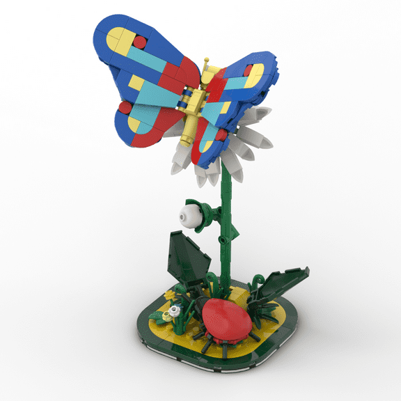 Brickcraft Crayola Monarch Butterfly Build Set