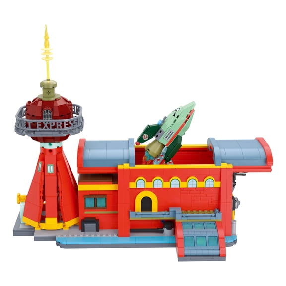 Brickcraft Futurama Planet Express Headquarters Building Kit (1,135-Piece Set), TV Series Collectable brick building set Ages 8+ - 72772
