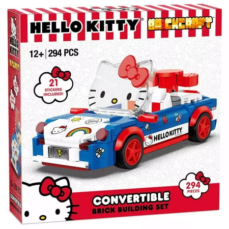 Sanrio Hello Kitty Custom Convertible 294-Piece Brickcraft Building Set