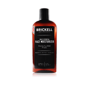 Brickell Men's Daily Essential Face Moisturizer for Men, Natural and Organic Fast-Absorbing Face Lotion with Hyaluronic Acid, Green Tea, and Jojoba, 4 oz, Scented
