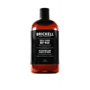 Brickell Men's Invigorating Body Wash for Men, Natural and Organic Deep Cleaning Shower Gel with Aloe, Glycerin, and Jojoba, Sulfate Free, Scented (Tropical Teakwood, 16 oz)