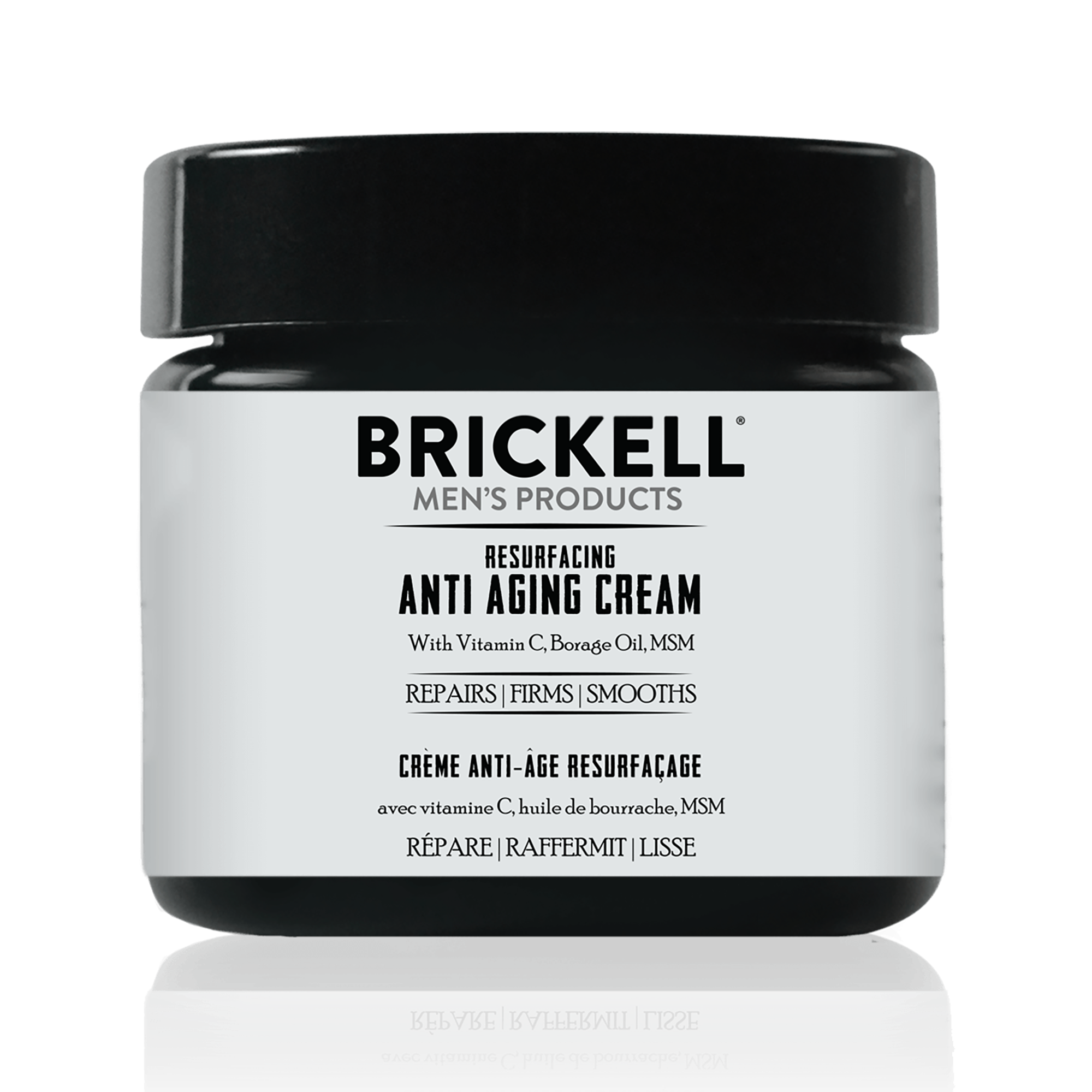 Brickell Men's Products Resurfacing Anti-Aging Face Cream For Men, Natural and Organic Face Moisturizer, Vitamin C Cream For Wrinkles, 2 oz, Scented - image 1 of 6