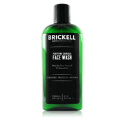 Brickell Mens Purifying Charcoal Face Wash for Men, Daily Facial Cleanser, With Charcoal, Vitamin E, and Hyaluronic Acid, 8 Ounce, Scented