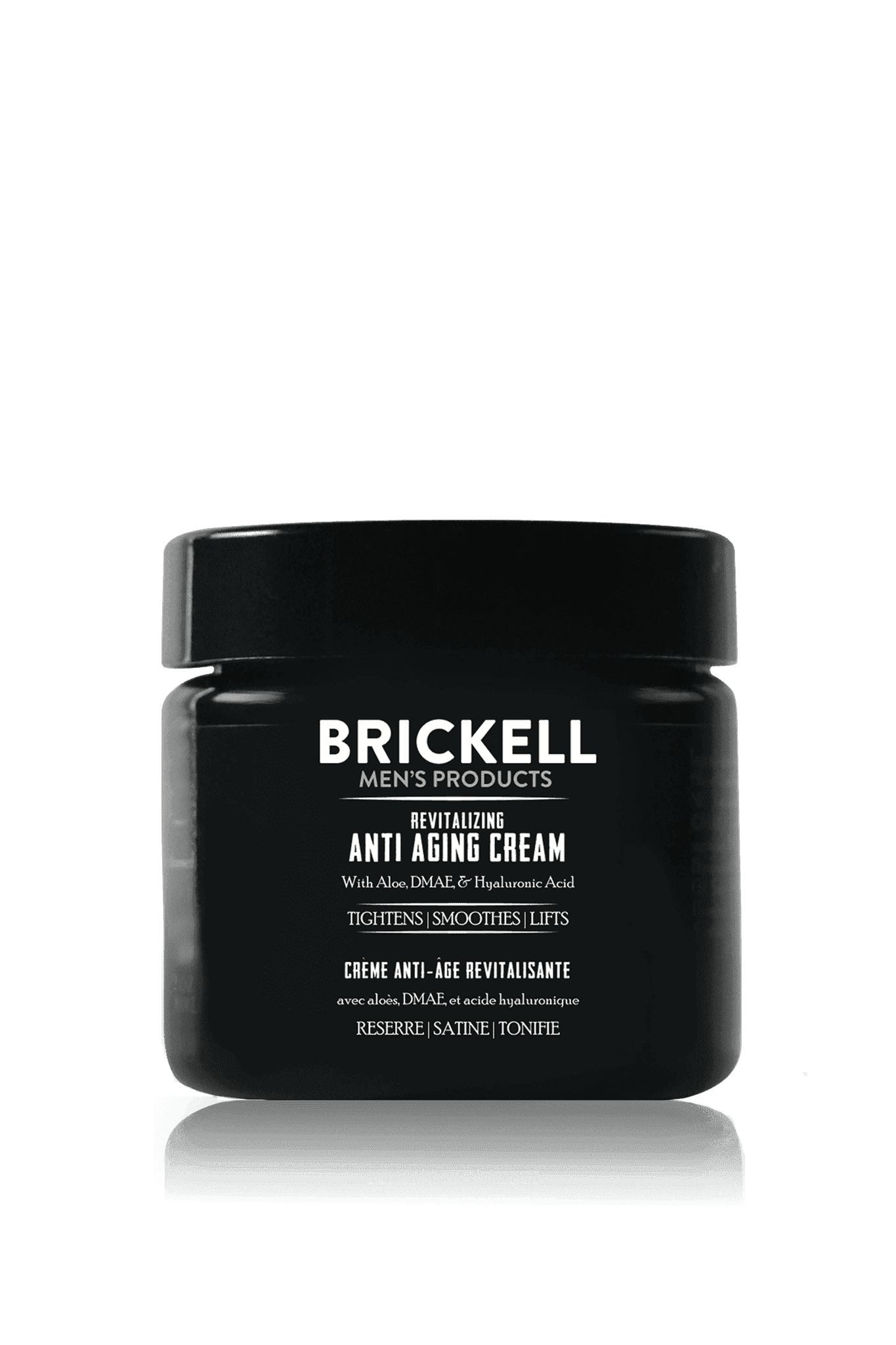 Brickell Men's Anti-Aging Face Cream, Revitalizing Night Moisturizer for Men to Reduce Wrinkles & Fine Lines, Natural, 2 oz, Scented