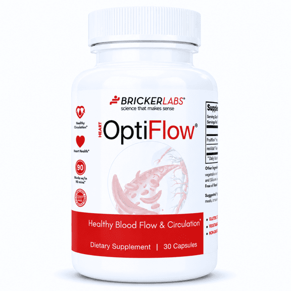 OptiFlow Blood Flow & Circulation Support Supplement, 30 Capsules
